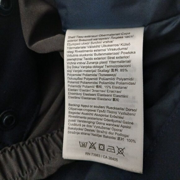 Helly Hansen XS Alphelia Lifaloft Ski Jacket Navy 65676 Waterproof Insulated - Picture 15 of 16